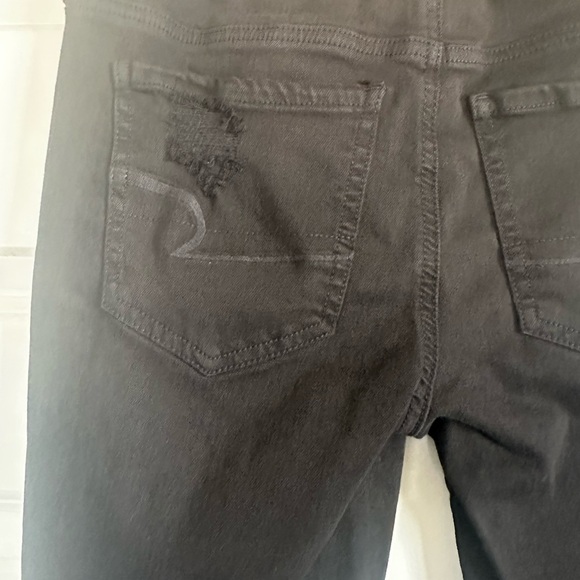 American Eagle Black Denim Next Level Stretch Jeans - Picture 6 of 11